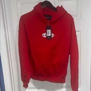 NWTs Cold Culture Down to Luck Red Hoodie